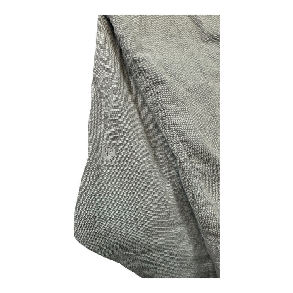 Lululemon Gray Performance L/S Button Front Size … - image 4